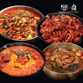 [레이먼킴x오늘에안주] 햄폭탄 치즈 부대찌개 500g x 2팩 외 우거지해장국/소곱창전골/불쭈꾸미삼겹 모음