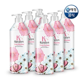 애경 케라시스 퍼퓸 린스 러블리 600ml 6개 / 샴푸 / 린스 / 바디워시 / 세탁세제 / 주방세제 / 치약 / 칫솔
