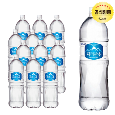 아워홈 지리산수 2L x 12펫 /본사출고, 최신제조