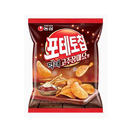 무료배송 농심 포테토칩 먹태고추장마요맛 50gx16개