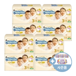 마미포코 에어핏 팬티 중형 44P(공용) X 8 총352매