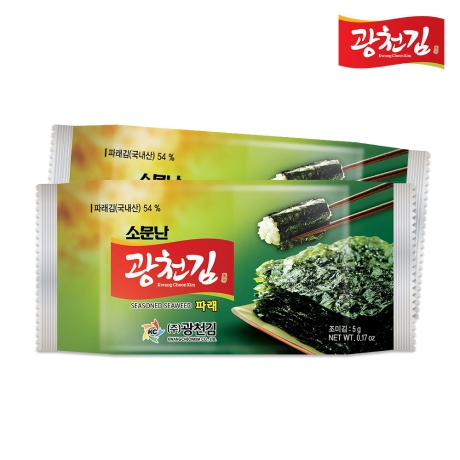소문난 광천김 파래 도시락김 5g x 48봉
