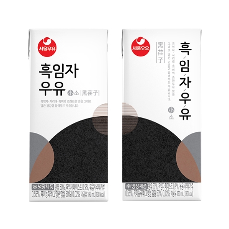 서울우유 흑임자우유(소) 190ml X 24팩 1박스