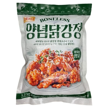BBQ 순살 양념 닭강정 1.2 kg /아이들/학교/쉬는시간 /어린이/간식/달콤