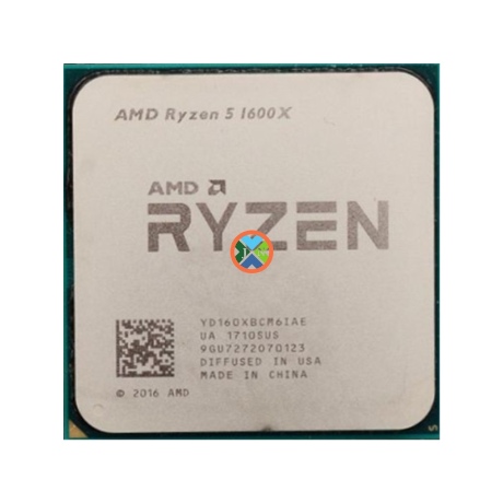 [해외] AMD Ryzen 5 1600X 3.6 GHz 코어 12 스레드 CPU 프로세서 L3 = YD160XBCM6IAE 소켓 라이젠