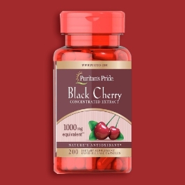 Puritans Pride 블랙체리 Black Cherry 1000mg 100정
