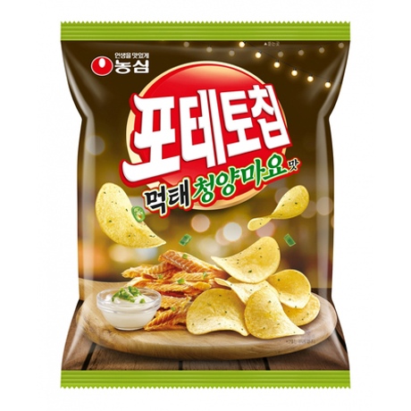 무료배송 농심 포테토칩 먹태청양마요맛 50gx16개-