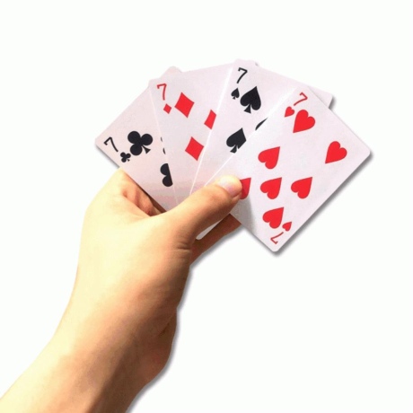 헤드빙 숫자 changing 방과후마 고급형 card to 7 변하는 7이2로변하는 포커사이즈 숫자가변하는 2 마 카드