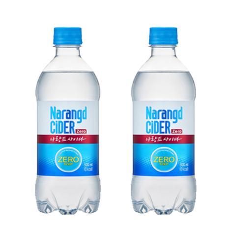 동아오츠카 나랑드사이다 500ml 20페트 제로 칼로리 사이다 캔 음료수