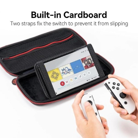 Nintendo SwitchSwitch OLED용 Biohazard Village 휴대용 케이스 게임 카드 슬롯 12개와 브래