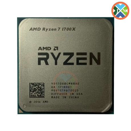 [해외] AMD-Ryzen 7 1700X 3.4 GHz 8 코어 CPU 프로세서, YD170XBCM88AE 소켓 AM4