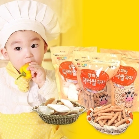  강희만현미쌀과자 닥터 시금치 떡뻥 쌀과자 25g[1개]