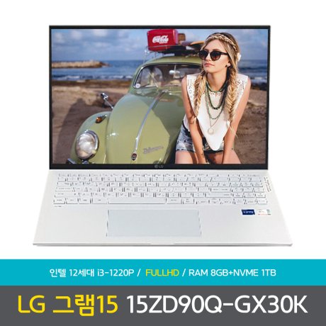 LG전자 LG그램 15ZD90Q-GX30K 램 8GBNVMe 1TB 노트북 리뷰후기