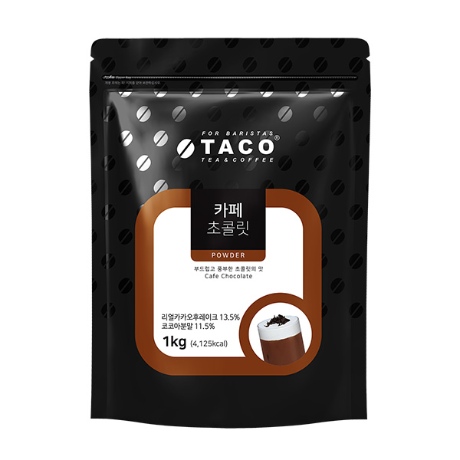 타코 카페 초콜렛 리필 1kg 1박스 12개초콜릿 초코