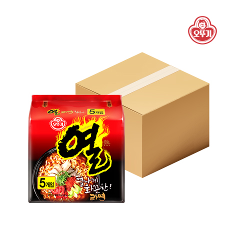 오뚜기 열라면 멀티팩(120g*5) 8개 (총40입)