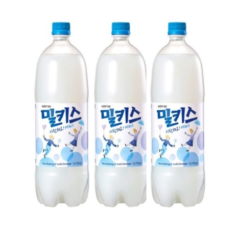 [롯데칠성음료] 롯데 밀키스1.5L x12