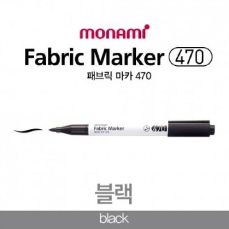 dR4jC2 1p 모나미 패브릭 마카 470(블랙)