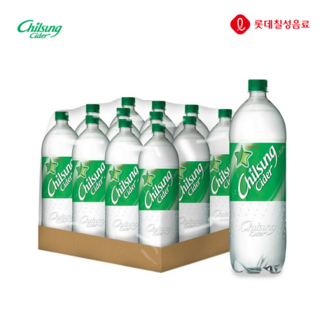 [롯데칠성음료] 칠성사이다 1.5L x 12