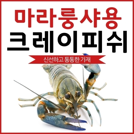 해룡  크레이피쉬 1kg 26~30미 [1개]