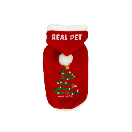 (무료배송)REALPET 강아지 애견 산타옷 크리스마스데이 (레드)