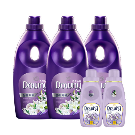 다우니 초고농축 섬유유연제 릴리 1L 3개 + 200ml 2개 or 450ml 1개 증정