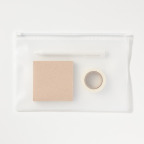 (대량 도매) PVC 슬라이드 지퍼백 24 X 15cm (반투명 100장)