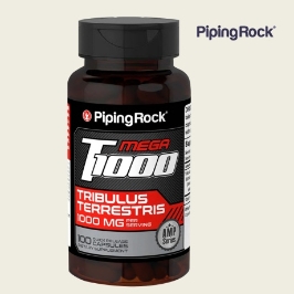 PipingRock 트리뷸러스 남가새열매 1000mg 100캡슐