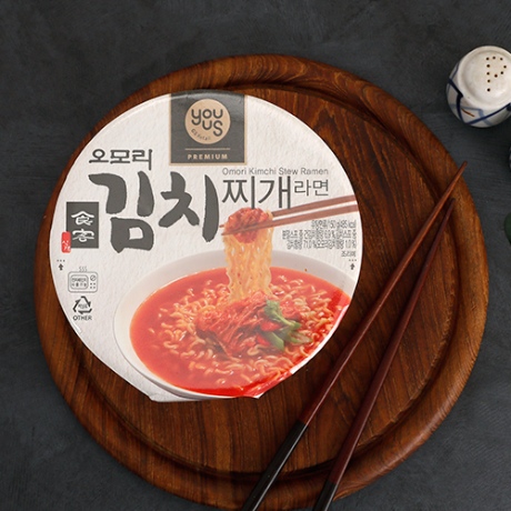 [유어스]오모리 김치찌개라면(컵) 150g