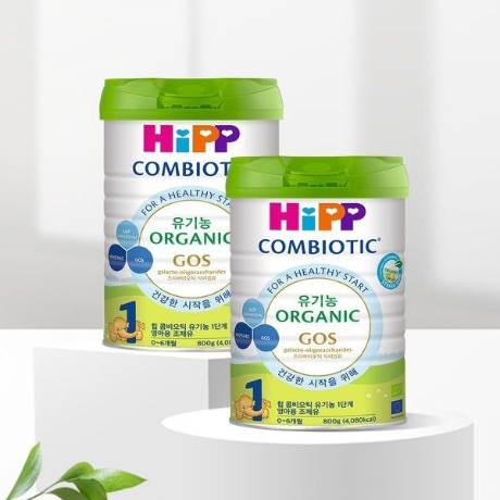 (HiPP) HiPP 힙 콤비오틱 유기농 분유 1단계 800g X 2캔