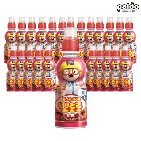 [팔도] 팔도 뽀로로 음료 딸기맛 235ml 24개입