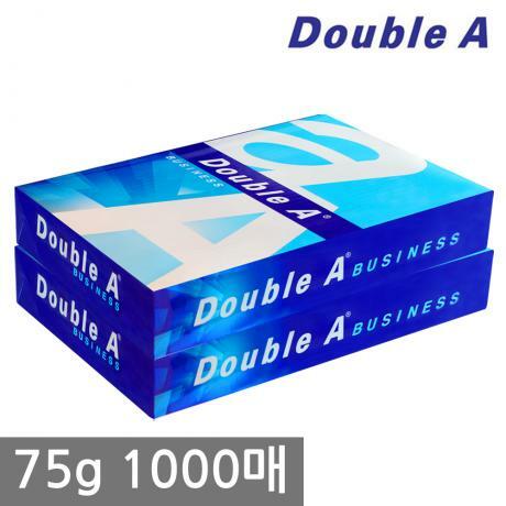 더블에이 A4 복사용지(A4용지) 75G 1000매(500매 2권):: 위메프