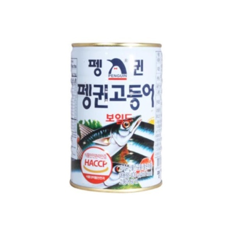(무료배송)(펭귄) 고등어 400g 24개 업소용 대용량 찌개 김밥 식당