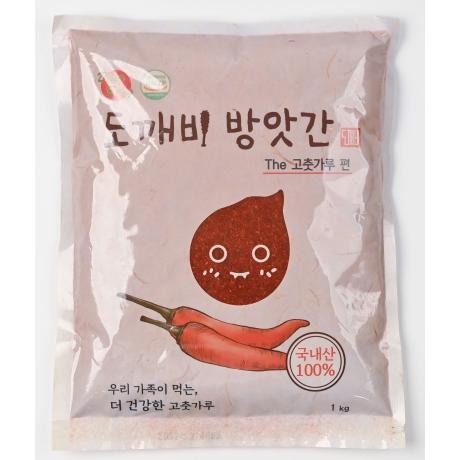 동방푸드협동조합 도깨비방앗간 The 고춧가루 편 국내산 태양초 고춧가루 한식용 매운맛 1kg[1개] - 에누리 가격비교