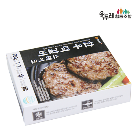 산딸기발효액 숙성 한우 떡갈비 스테이크 200gX3팩
