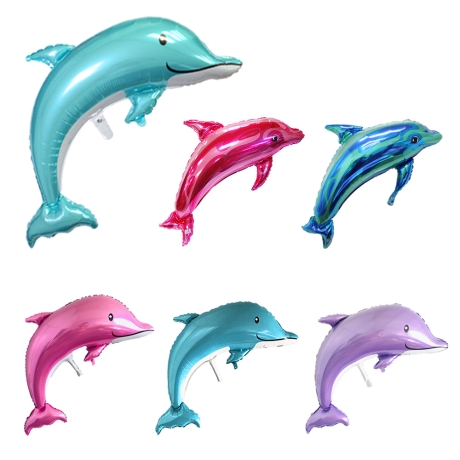 돌고래 호일 풍선 은박 헬륨 호일 대형 놀이동산 동물