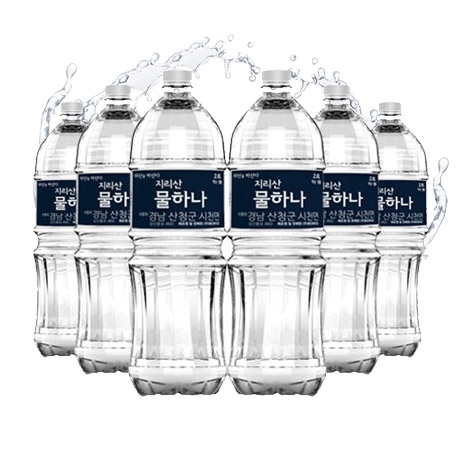 지리산 물하나 생수 2L X 6펫