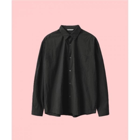 [100%정품] 블랭크룸 수피마 베이커 셔츠 블라우스 상의 블랙 CHOCOLATE