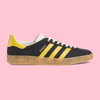 Adidas Originals x Gucci Gazelle GG Supreme Shoes 'Beige Ebony Green'  715222-FAAR3-9751