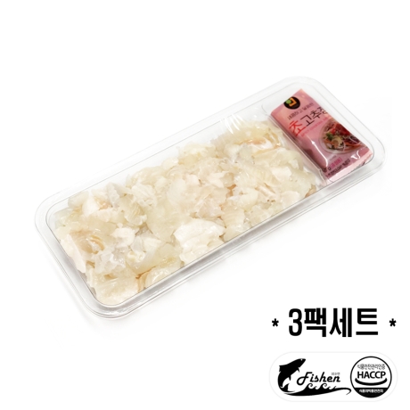 피쉬앤  막썰어 바로먹는 광어회 250g [3개]