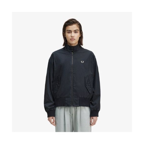 FRED PERRY Womens 배트윙 집 스루 자켓 608 AFPF2336102608